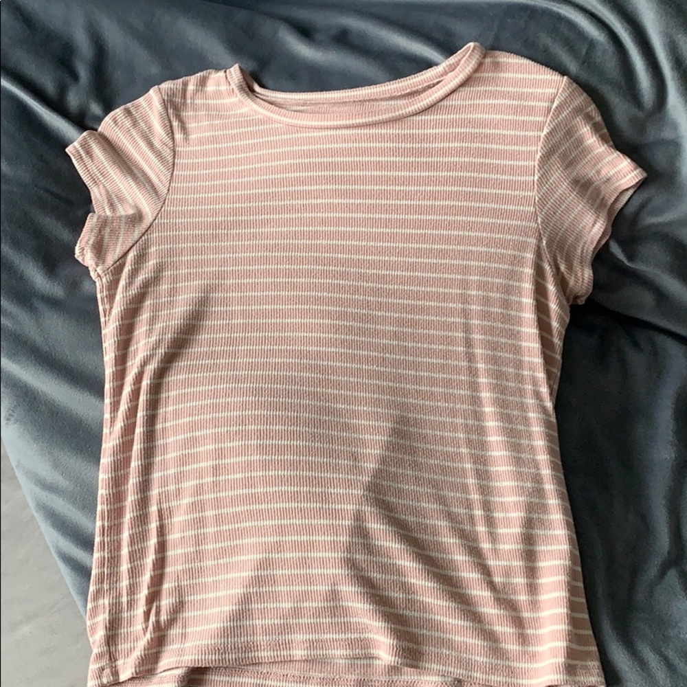 Pink American Eagle Crop Top